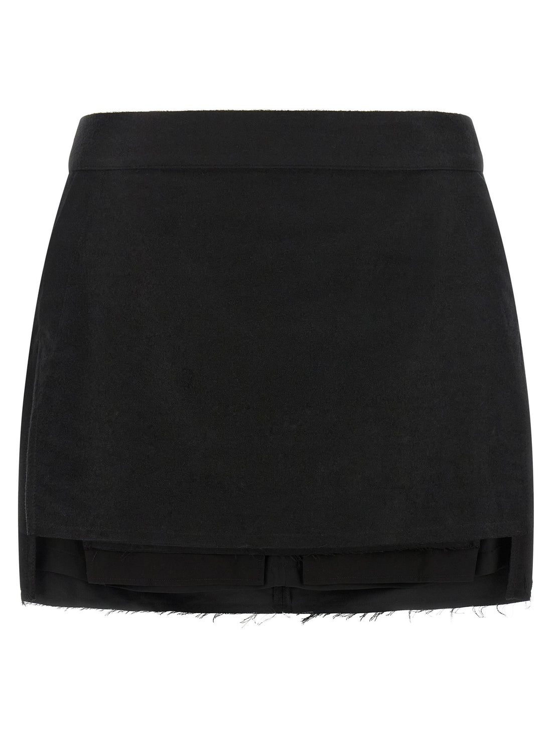 RICK OWENS - 'Fog Cutoff' skirt Black