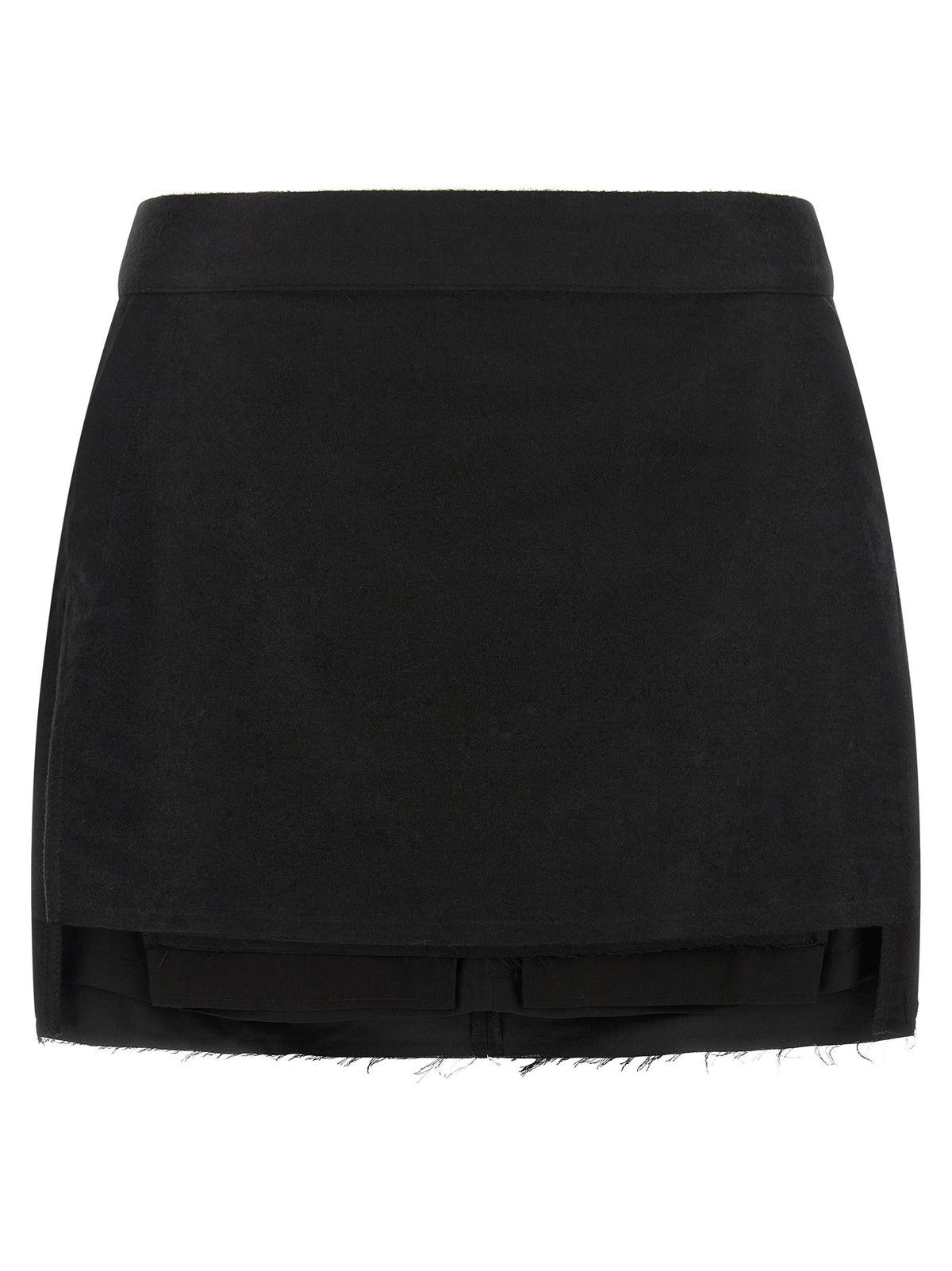 RICK OWENS - 'Fog Cutoff' skirt Black