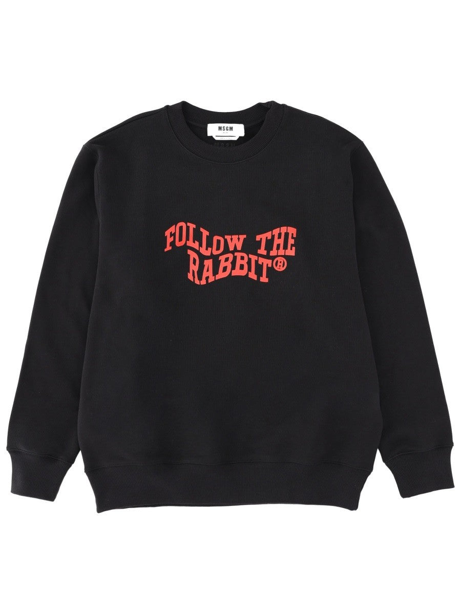 "FOLLOW THE RABBIT" SWEATSHIRT