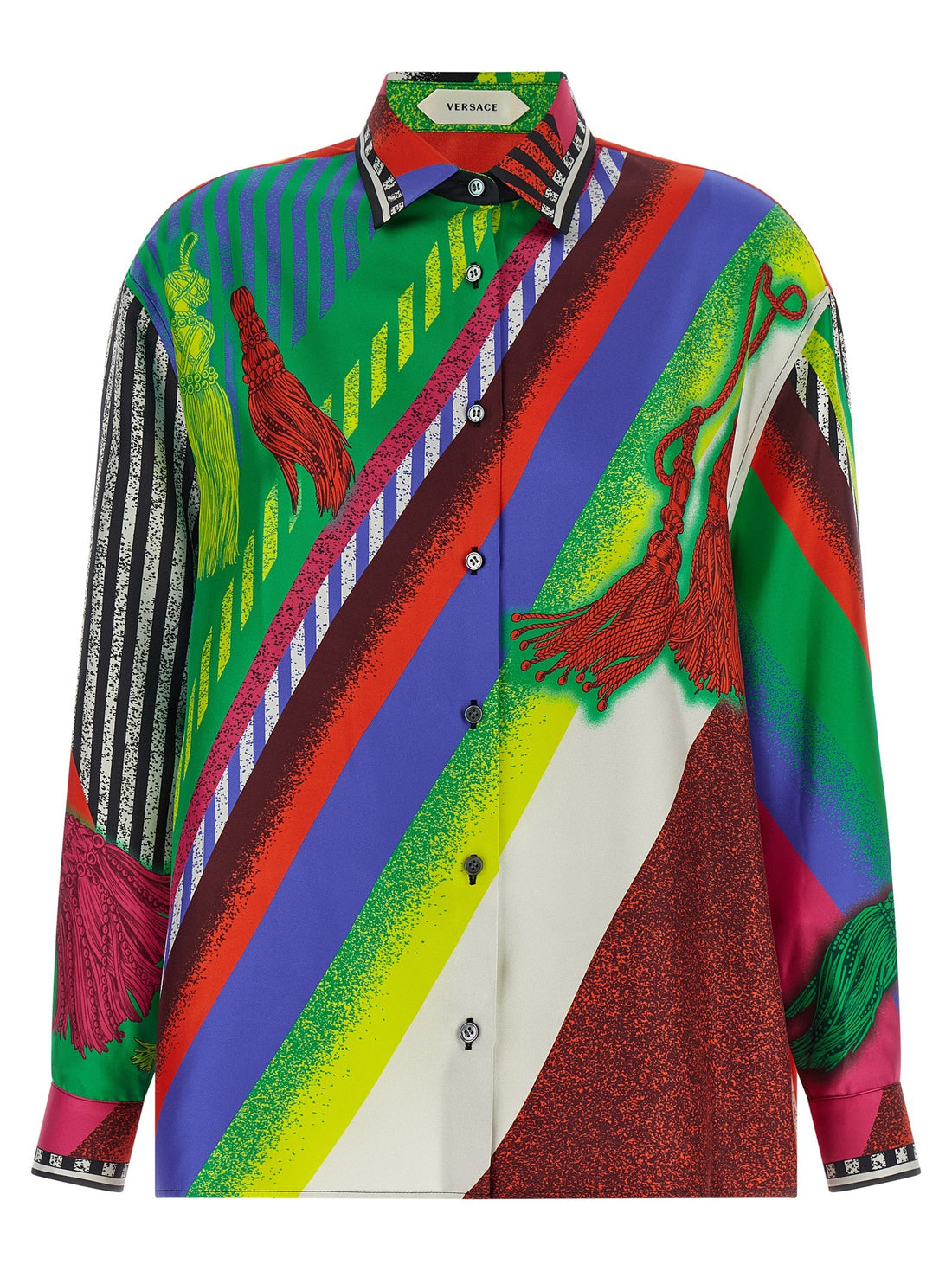 Versace - 'Formula 6' Silk Shirt MULTICOLOR