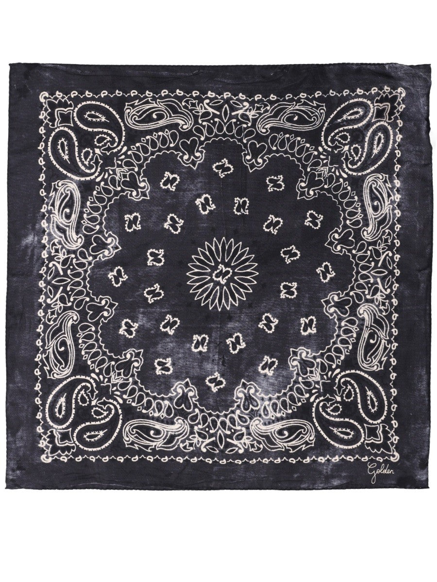 Golden Goose FOULARD CON MOTIVO PAISLEY