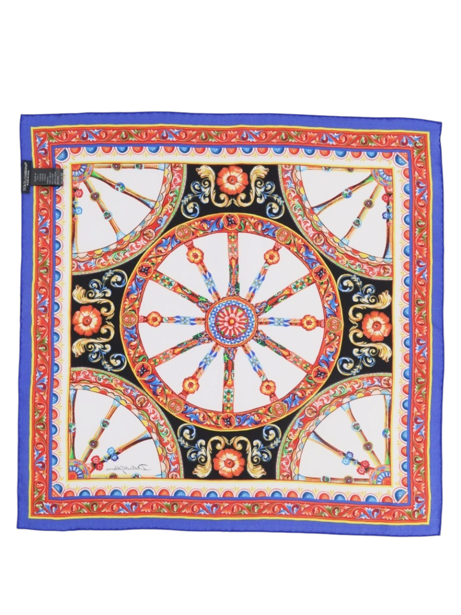 Dolce & Gabbana - FOULARD IN TWILL DI SETA Black UNI