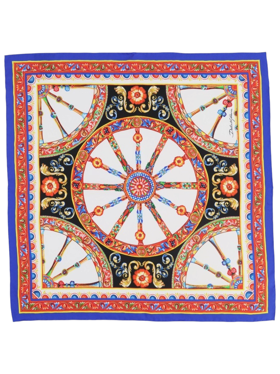 Dolce & Gabbana - FOULARD IN TWILL DI SETA Black UNI