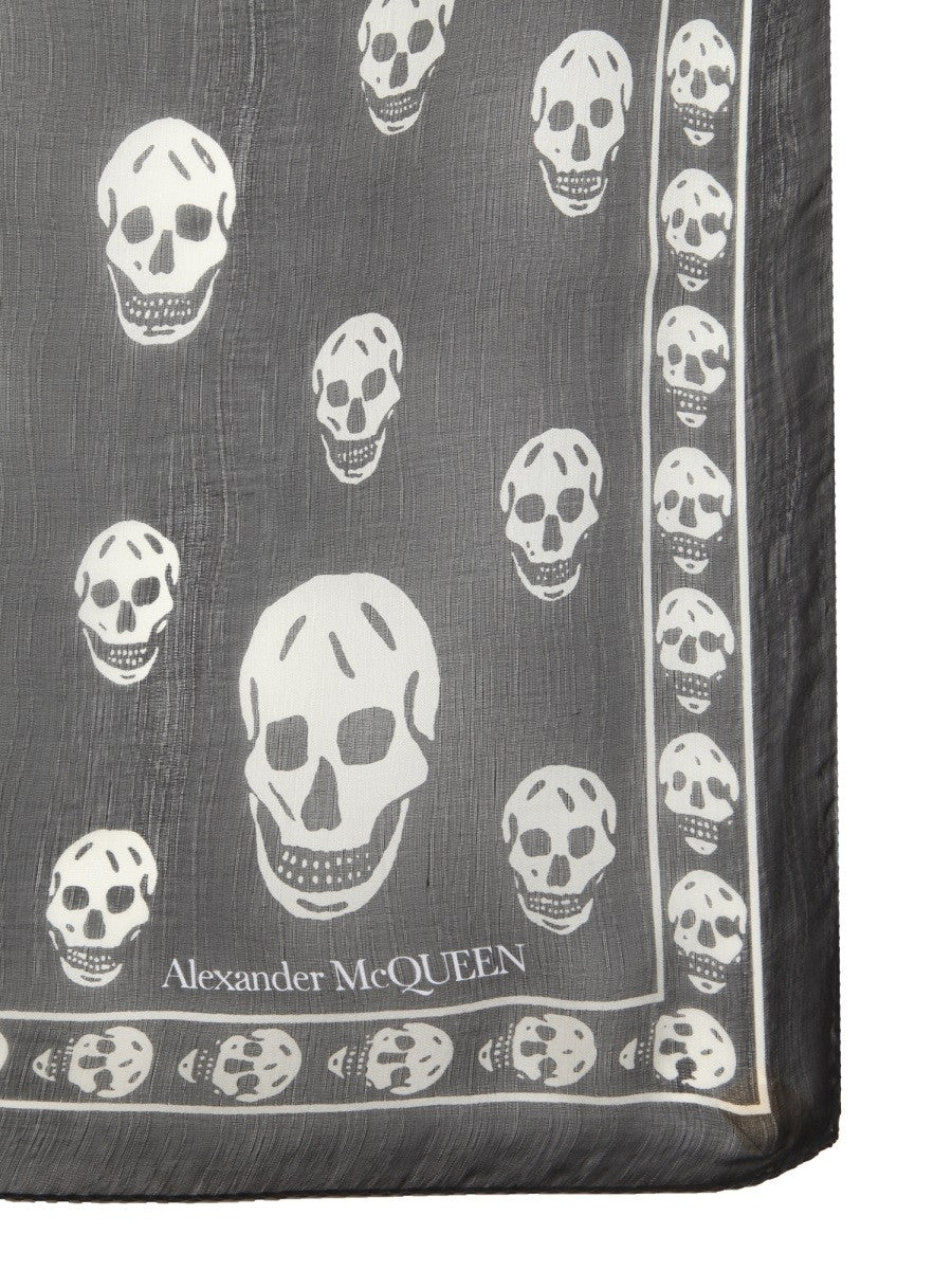 Alexander Mcqueen - FOULARD SKULL CLASSICO foulard-skull-classico