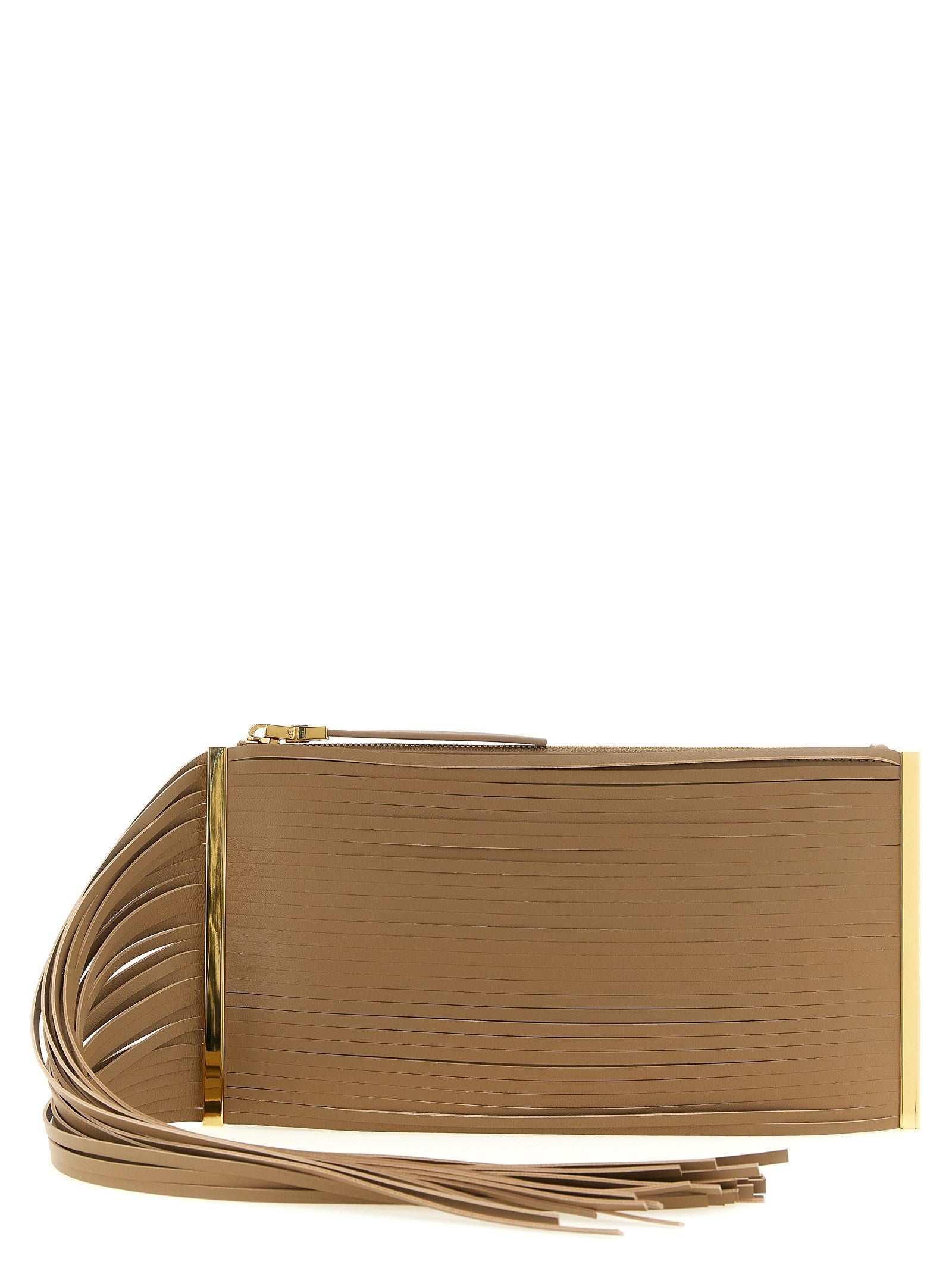 Elisabetta Franchi - Fringed clutch