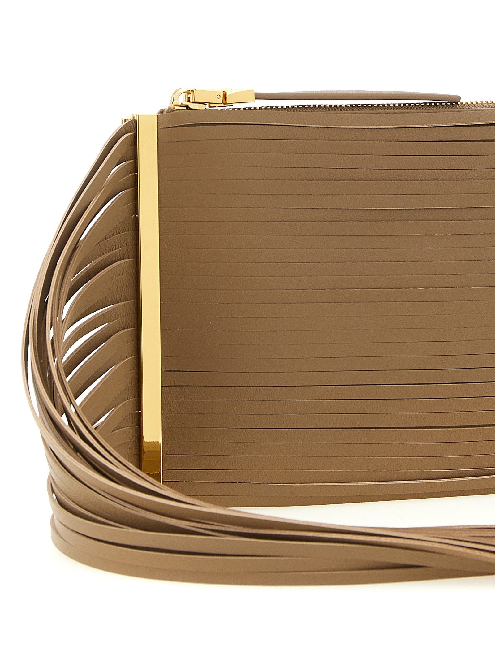 Elisabetta Franchi - Fringed clutch