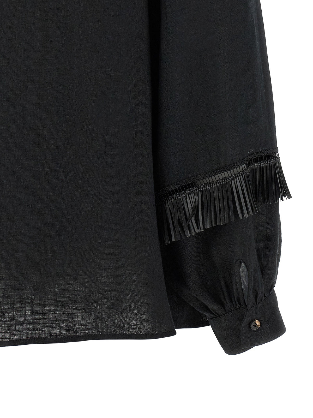 KITON - Fringed shirt fringed-shirt