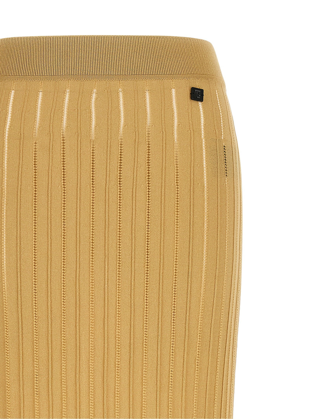 Balmain - Fringed skirt