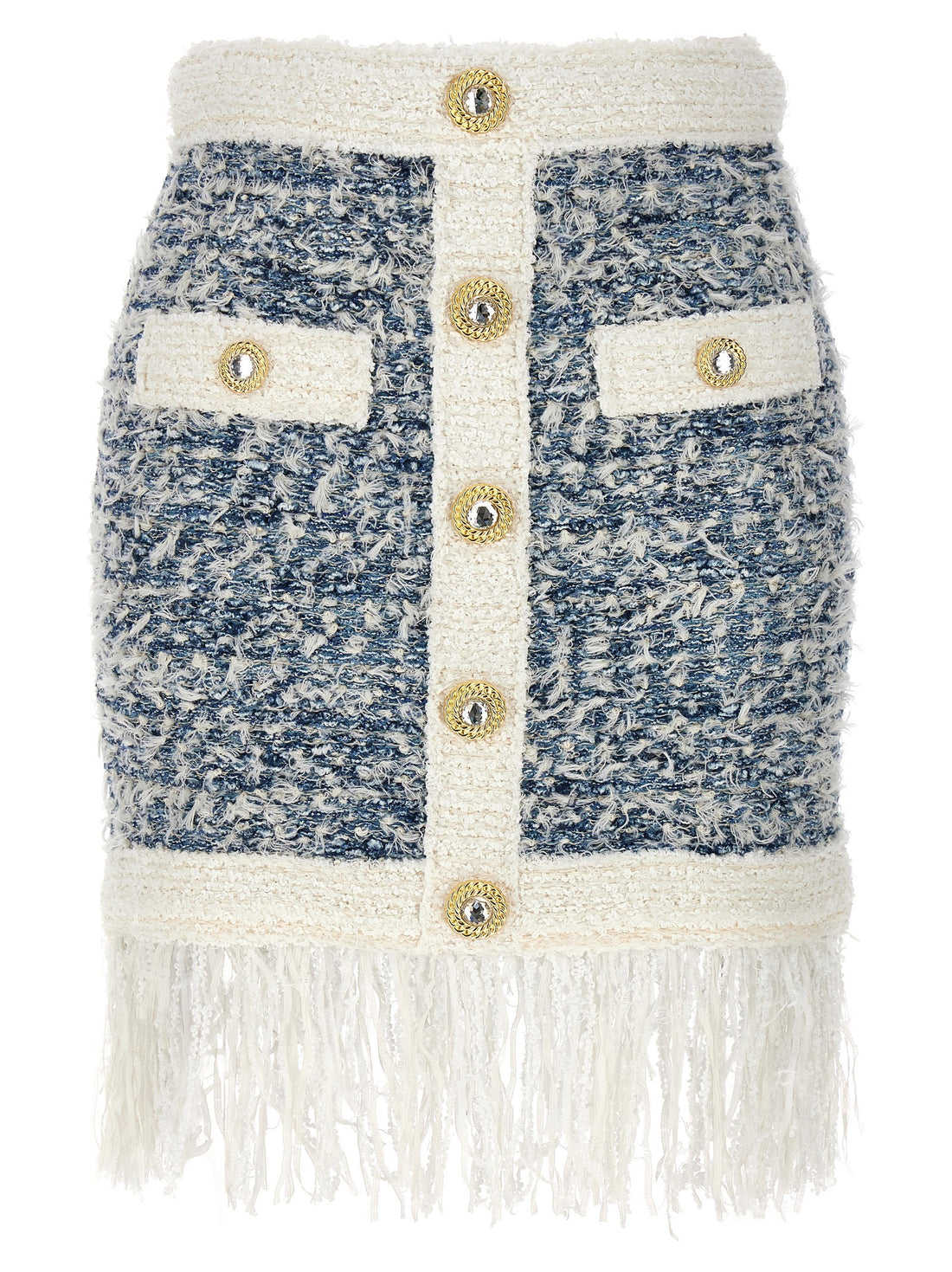 Balmain - Fringed tweed skirt fringed-tweed-skirt_95016470-eb3e-4a81-846b-eac804d4aaea