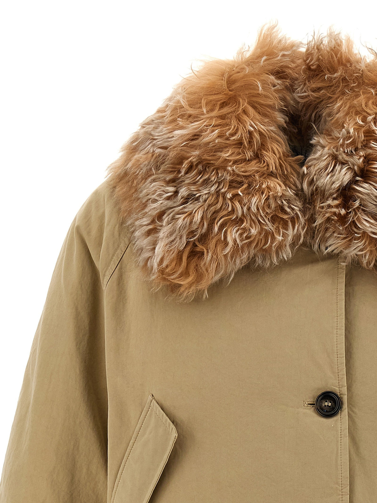 PRADA - Fur collar jacket