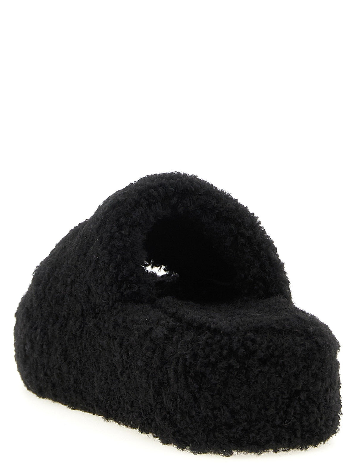 Balenciaga - 'Furry Platform' slides
