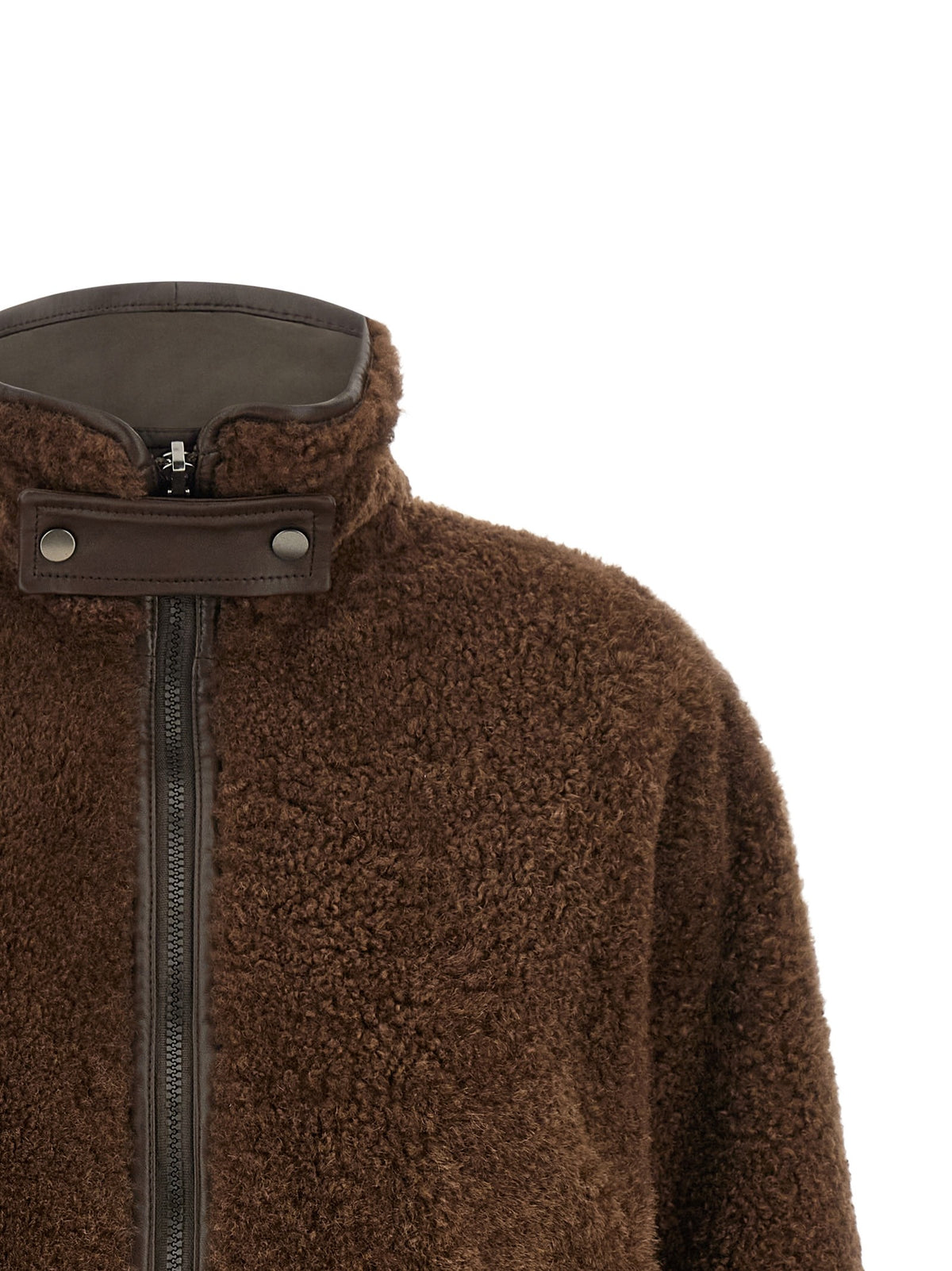 Brunello Cucinelli - 'Fuzzy' reversible jacket