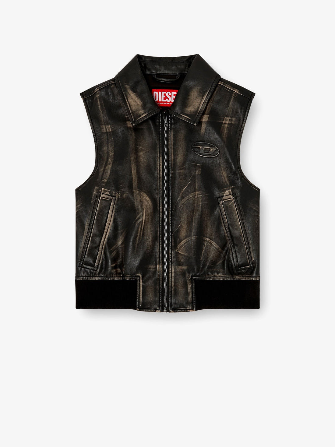 Diesel - G-Inko faux leather sleeveless jacket g-inko-faux-leather-sleeveless-jacket_1b0e7945-6edc-4f66-b83b-c54e3d20bca0