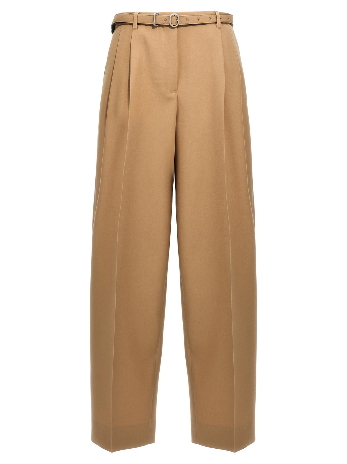 JIL SANDER - Gabardine belt pants