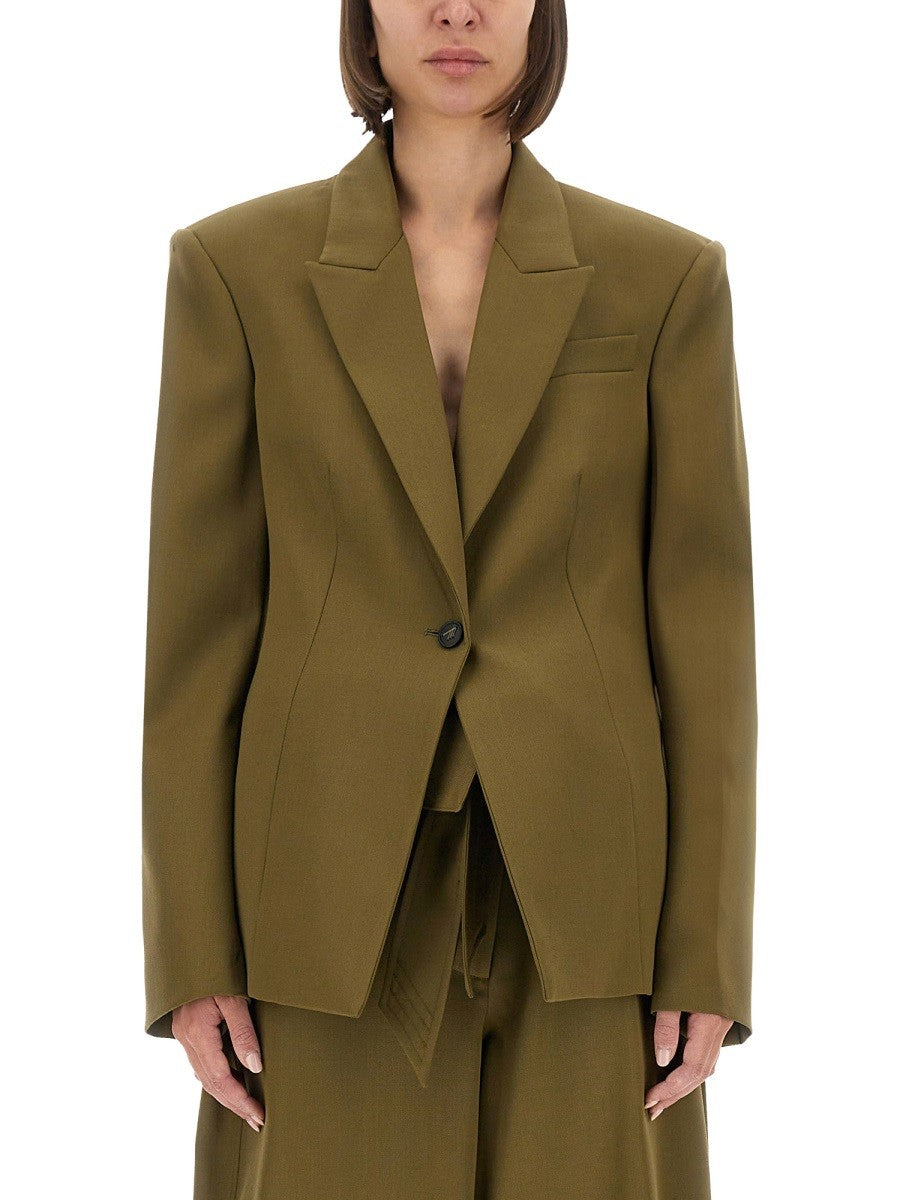 The Attico - GABARDINE JACKET gabardine-jacket_0c187610-4f0f-4347-861b-64a6dd7011f2