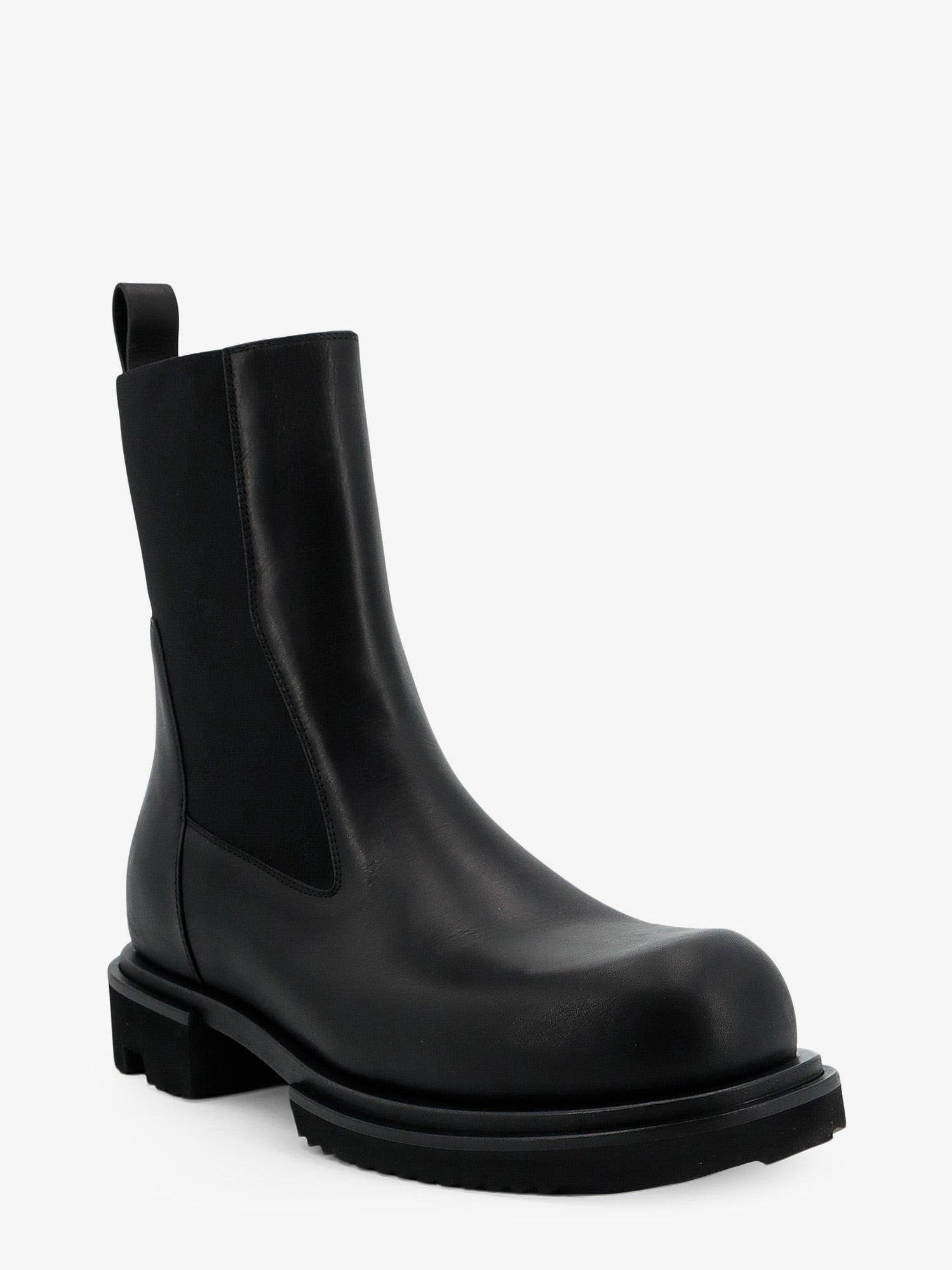 RICK OWENS - Gabe Leather Beatle Boots