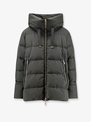 Moorer - Gadia-Stp waterproof fabric down jacket Forest