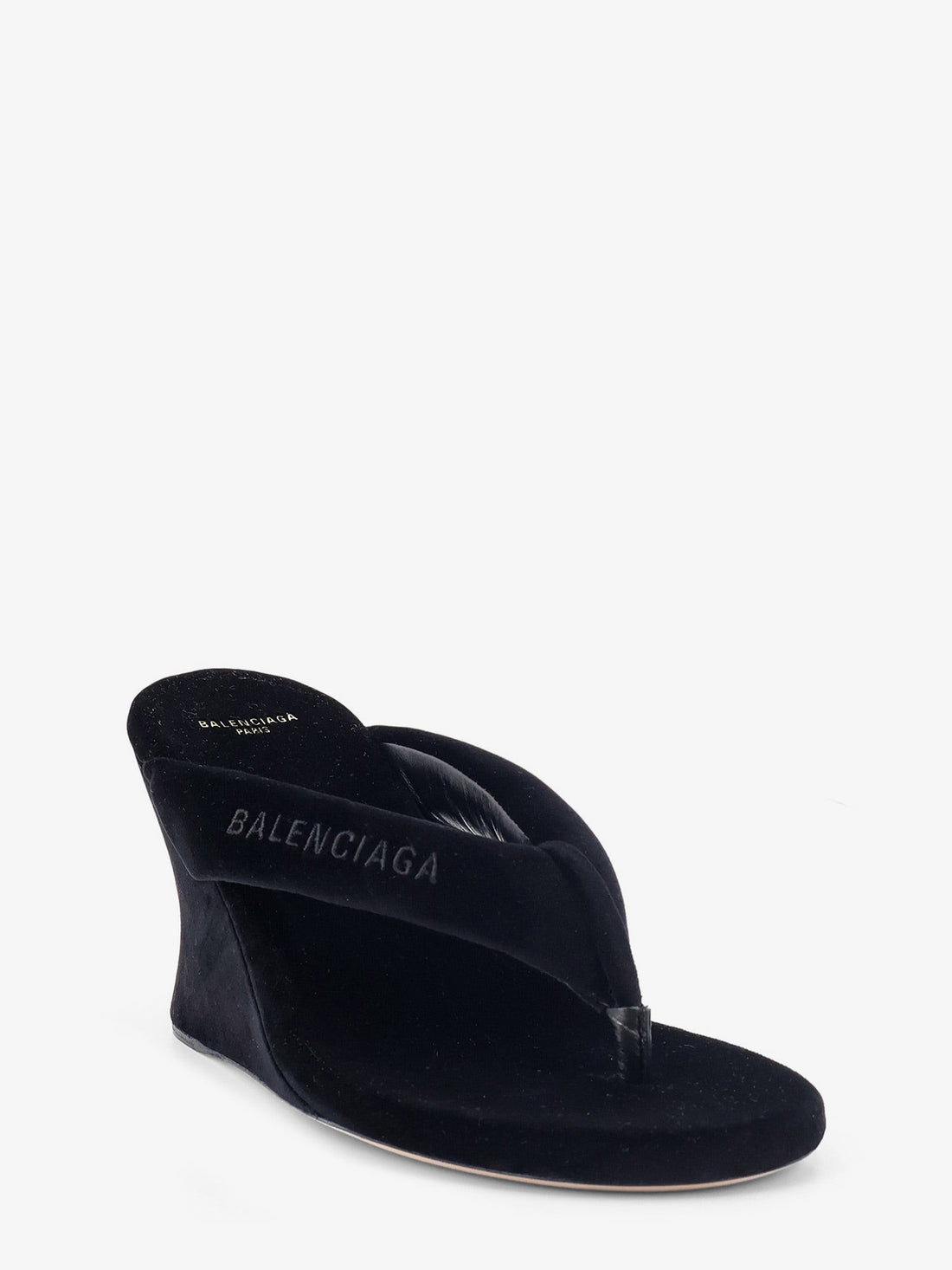 Balenciaga - Gaeta velvet sandals Black