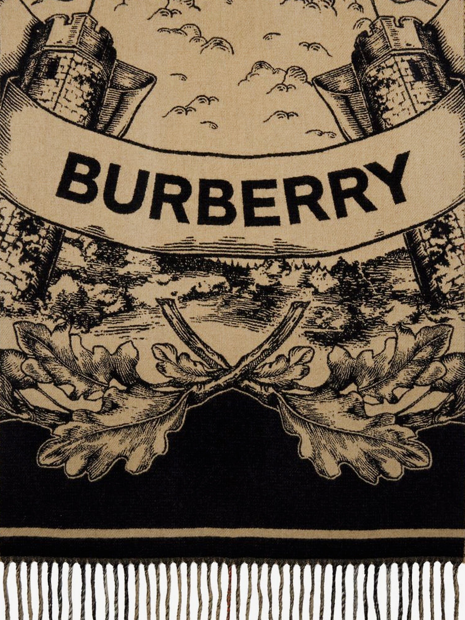 Burberry - Gallant Knight cashmere scarf Unisex