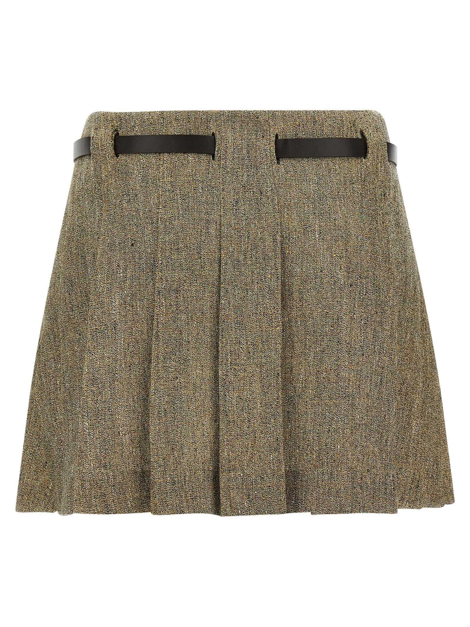 Ferragamo - 'Gancini' belt skirt