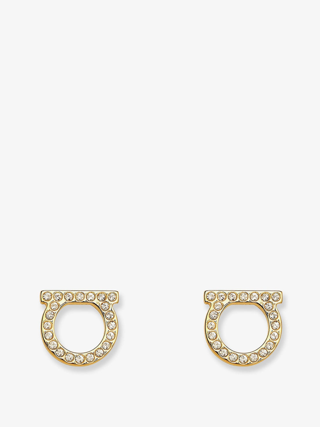 Ferragamo - Gancini Crystals Brass Earrings gancini-crystals-brass-earrings_97a212ee-aecb-4ca5-bfab-43ebd9bb74d8