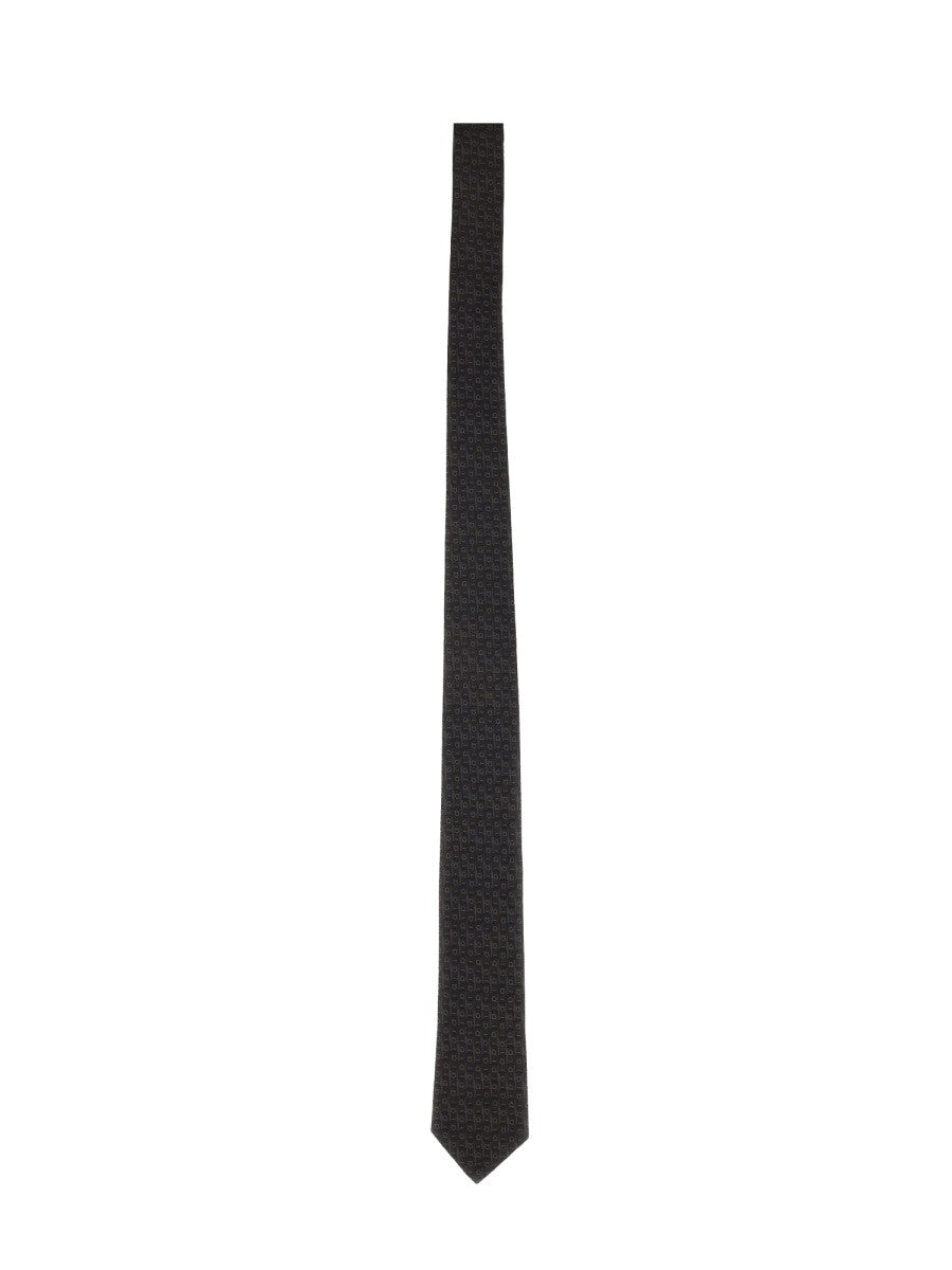 Ferragamo - Gancini Jacquard Silk Tie gancini-jacquard-tie