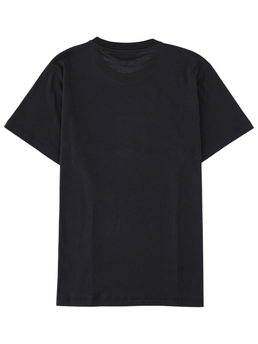 GANNI - T-Shirt con Stampa Banana - Black ganni-t-shirt-stampa-banana-black-front-jpg