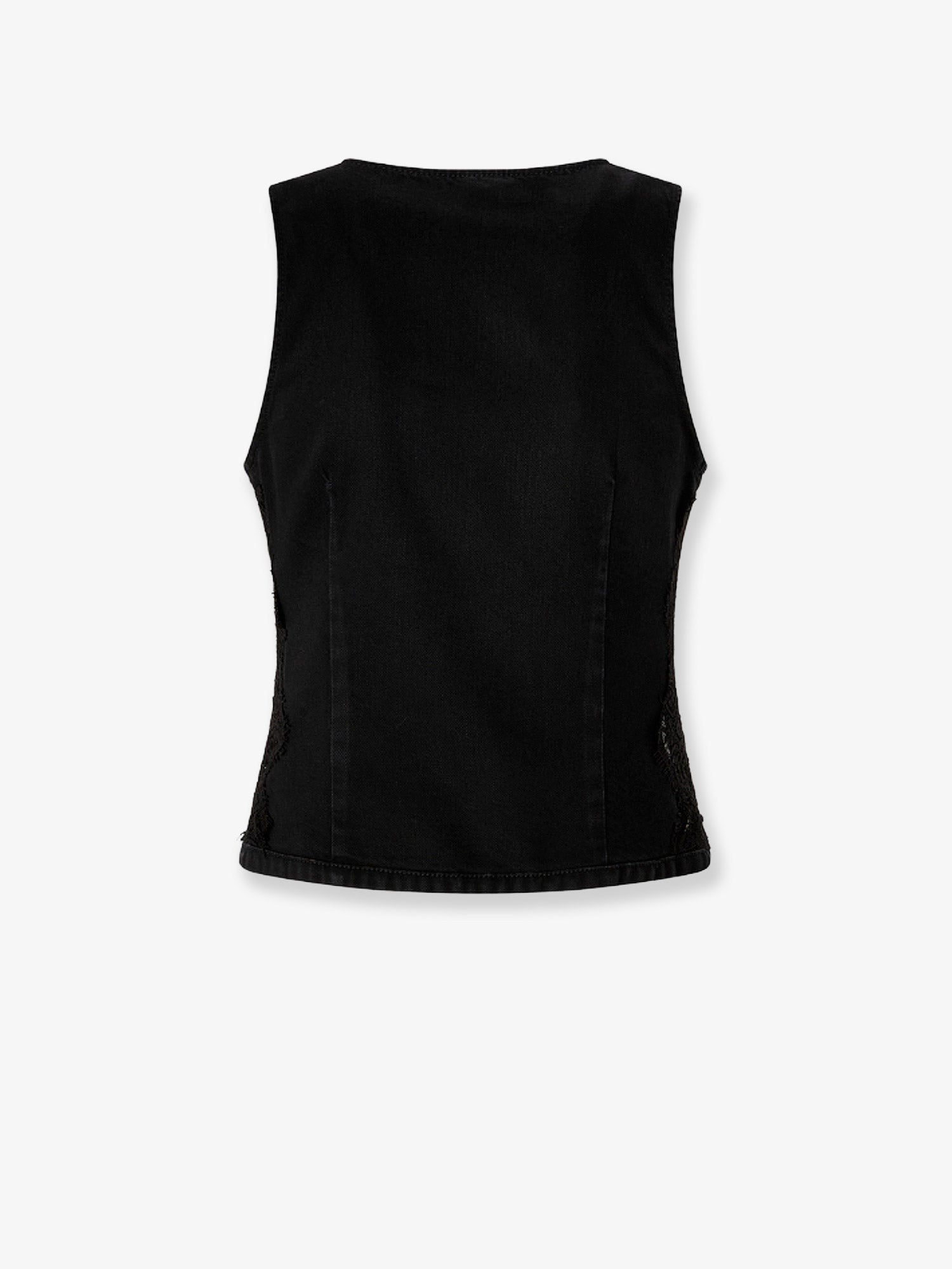 Pinko - Gardener cotton vest with laces profiles