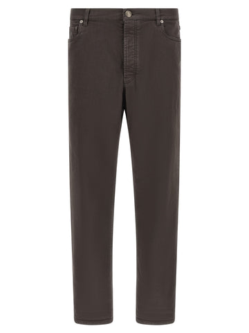 Brunello Cucinelli - Garment-dyed denim jeans