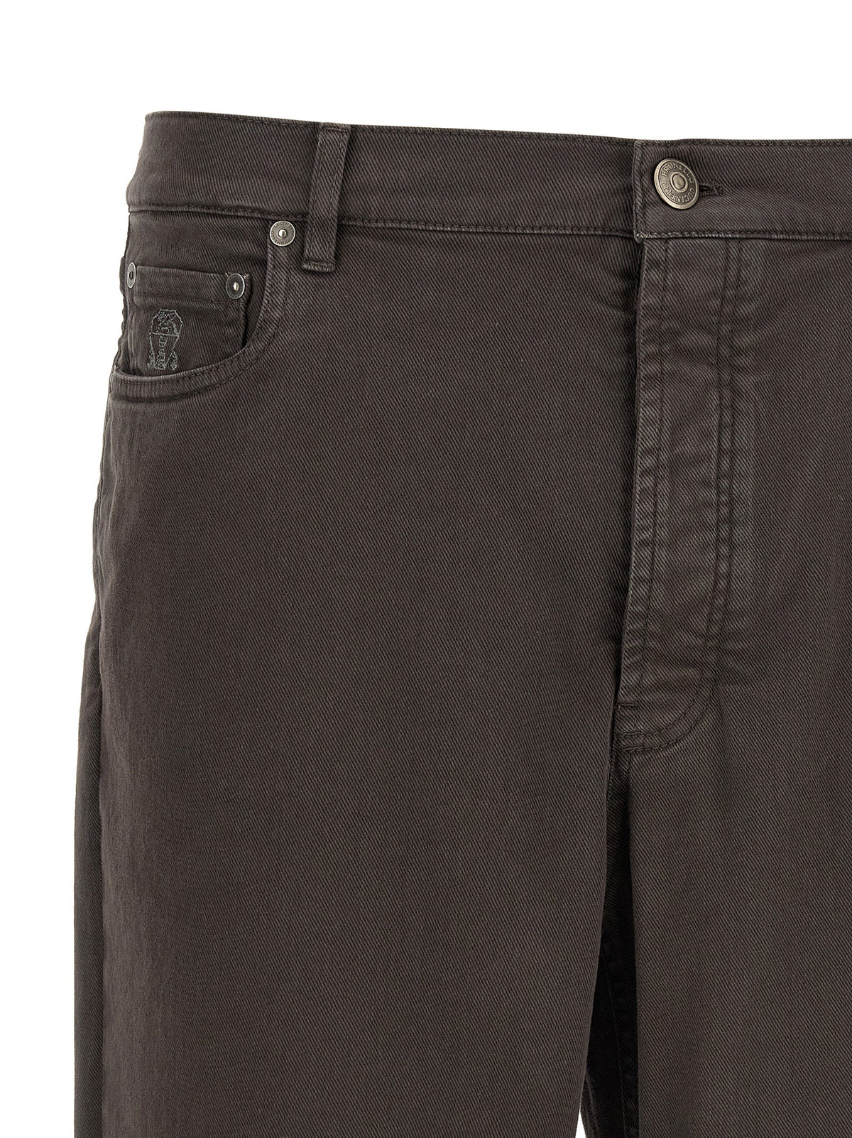 Brunello Cucinelli - Garment-dyed denim jeans