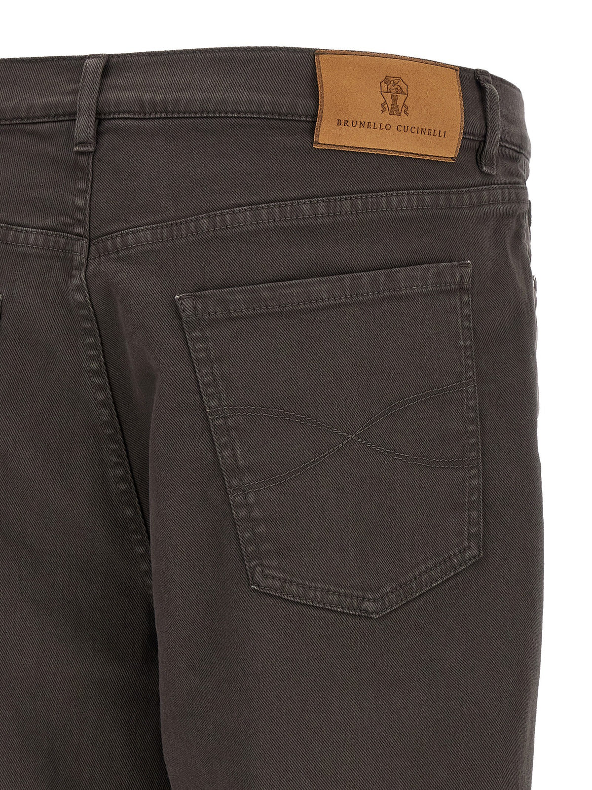 Brunello Cucinelli - Garment-dyed denim jeans