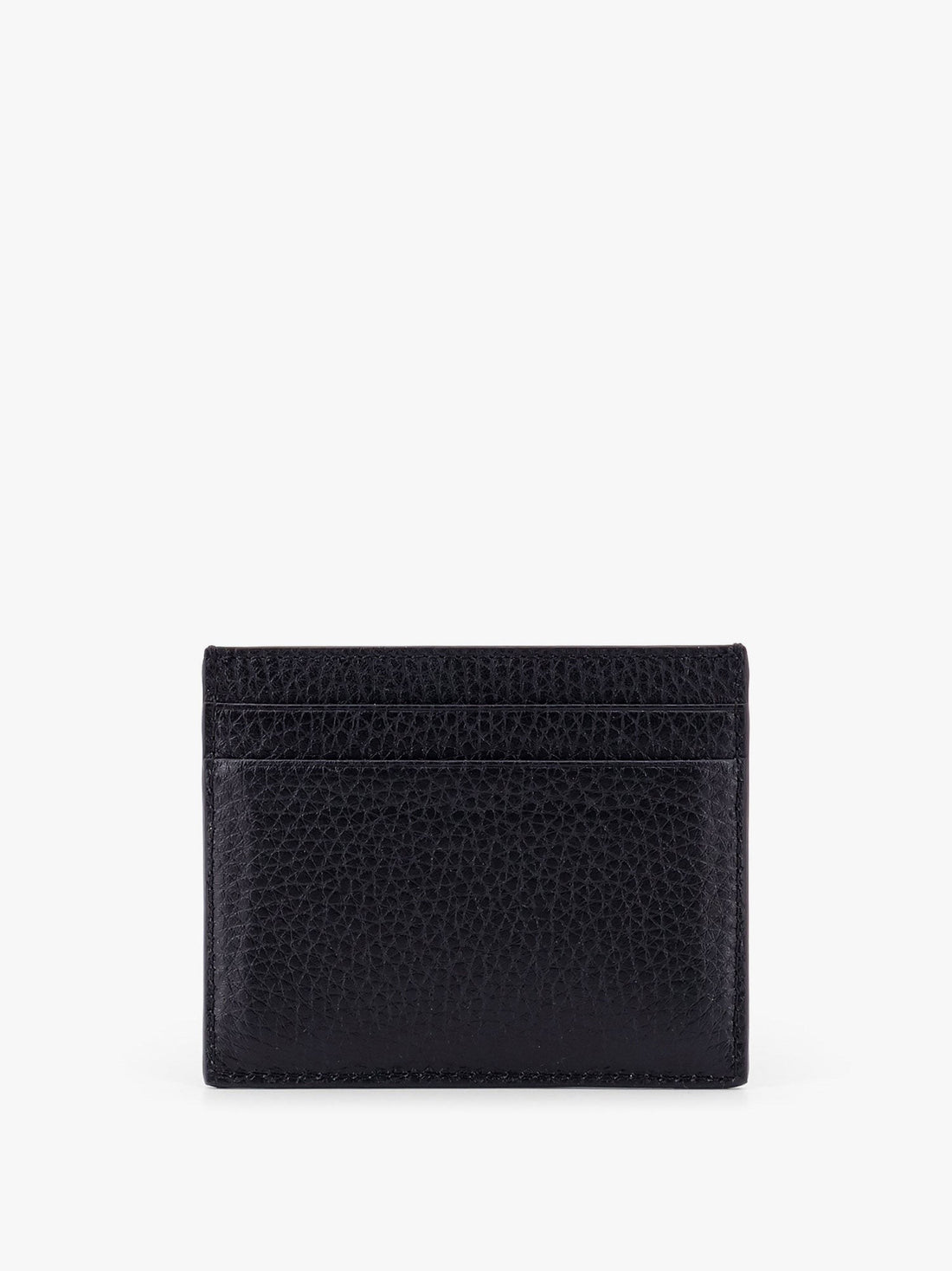 GARNET CALFSKIN "ROCKSTUD" CARD HOLDER