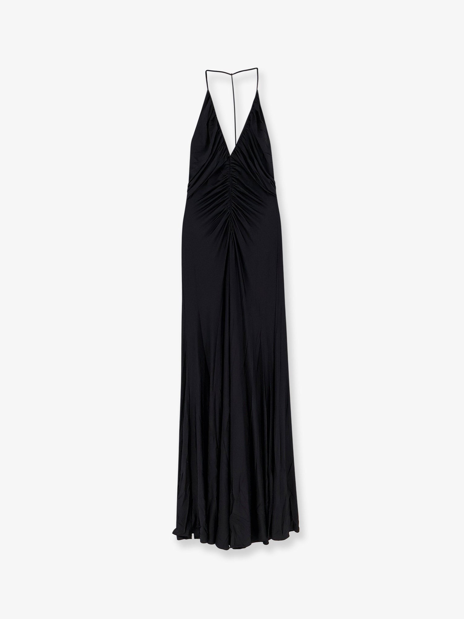 SELF PORTRAIT - Gathered jersey long dress gathered-jersey-long-dress