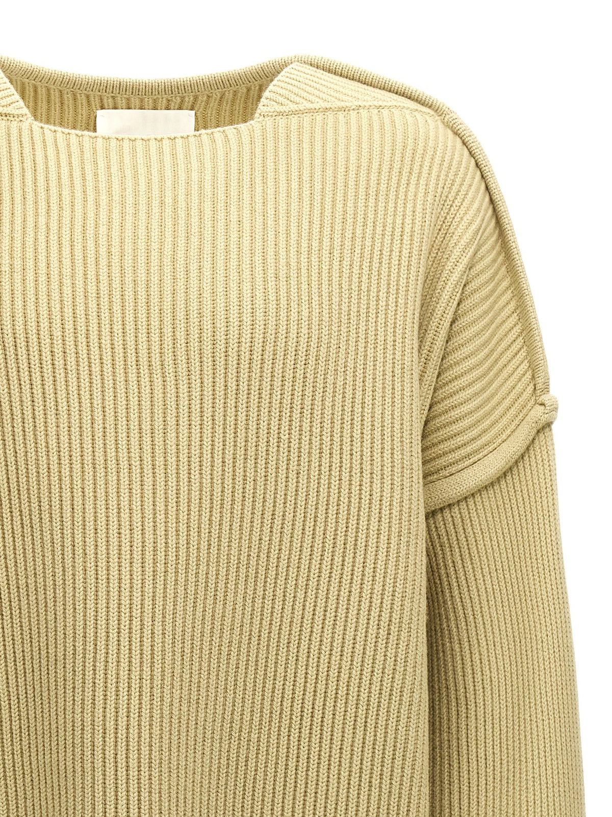 JIL SANDER - Geometric neckline sweater