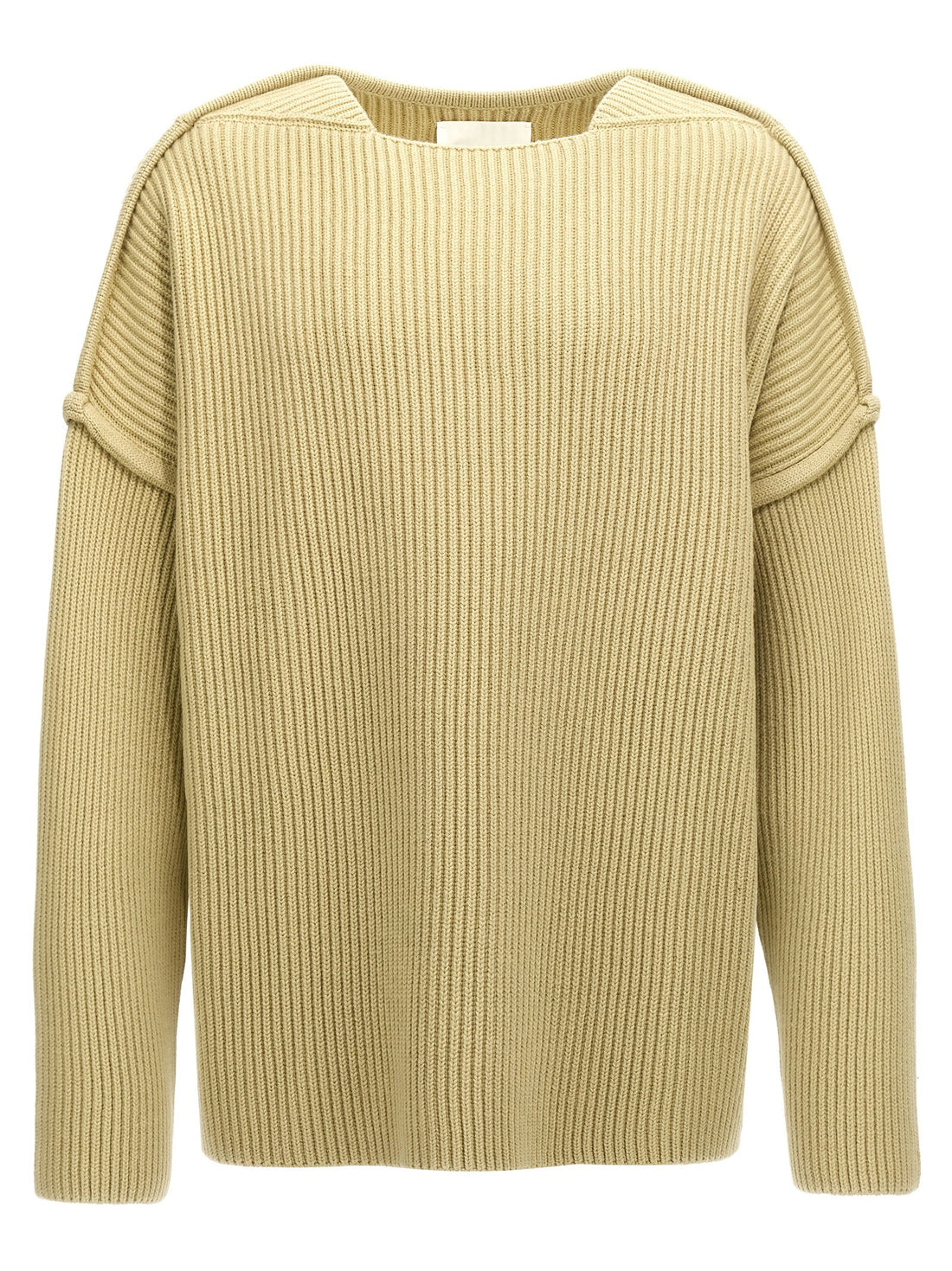 JIL SANDER - Geometric neckline sweater geometric-neckline-sweater_3c67aba4-696f-473d-a35a-7f4153a12584