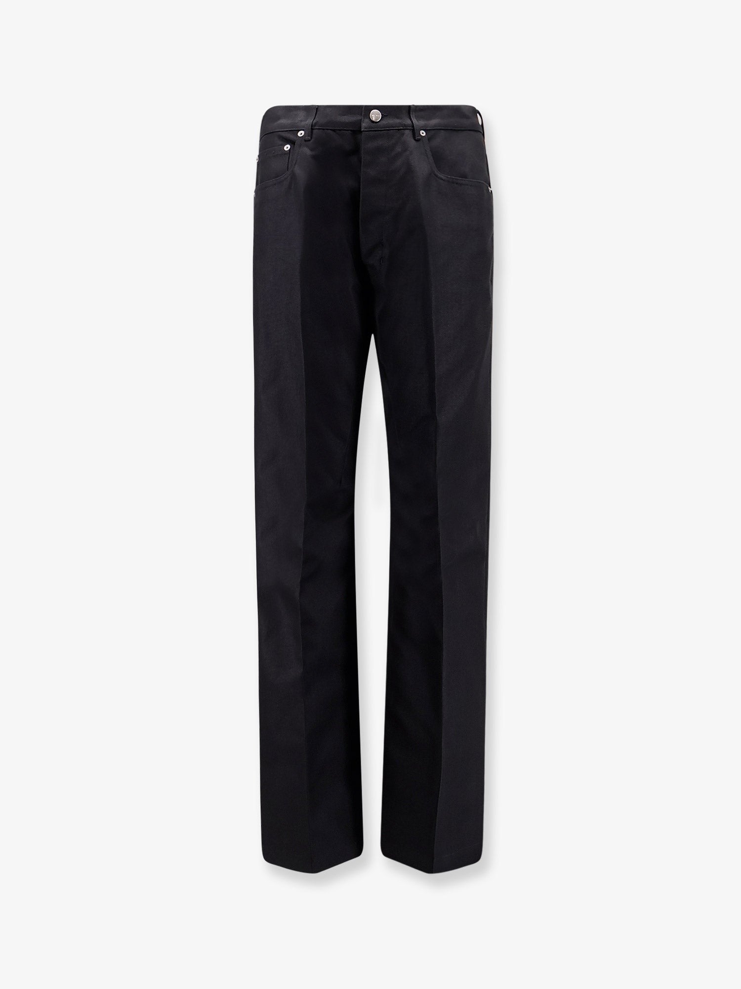 RICK OWENS - Geth certified cotton blend trousers geth-certified-cotton-blend-trousers