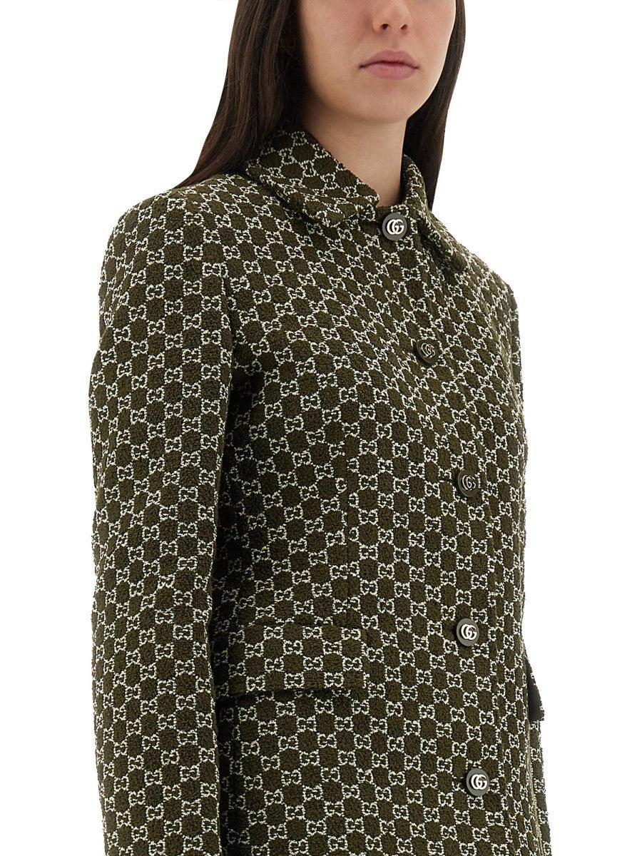 GG BOUCLÉ COTTON JACKET