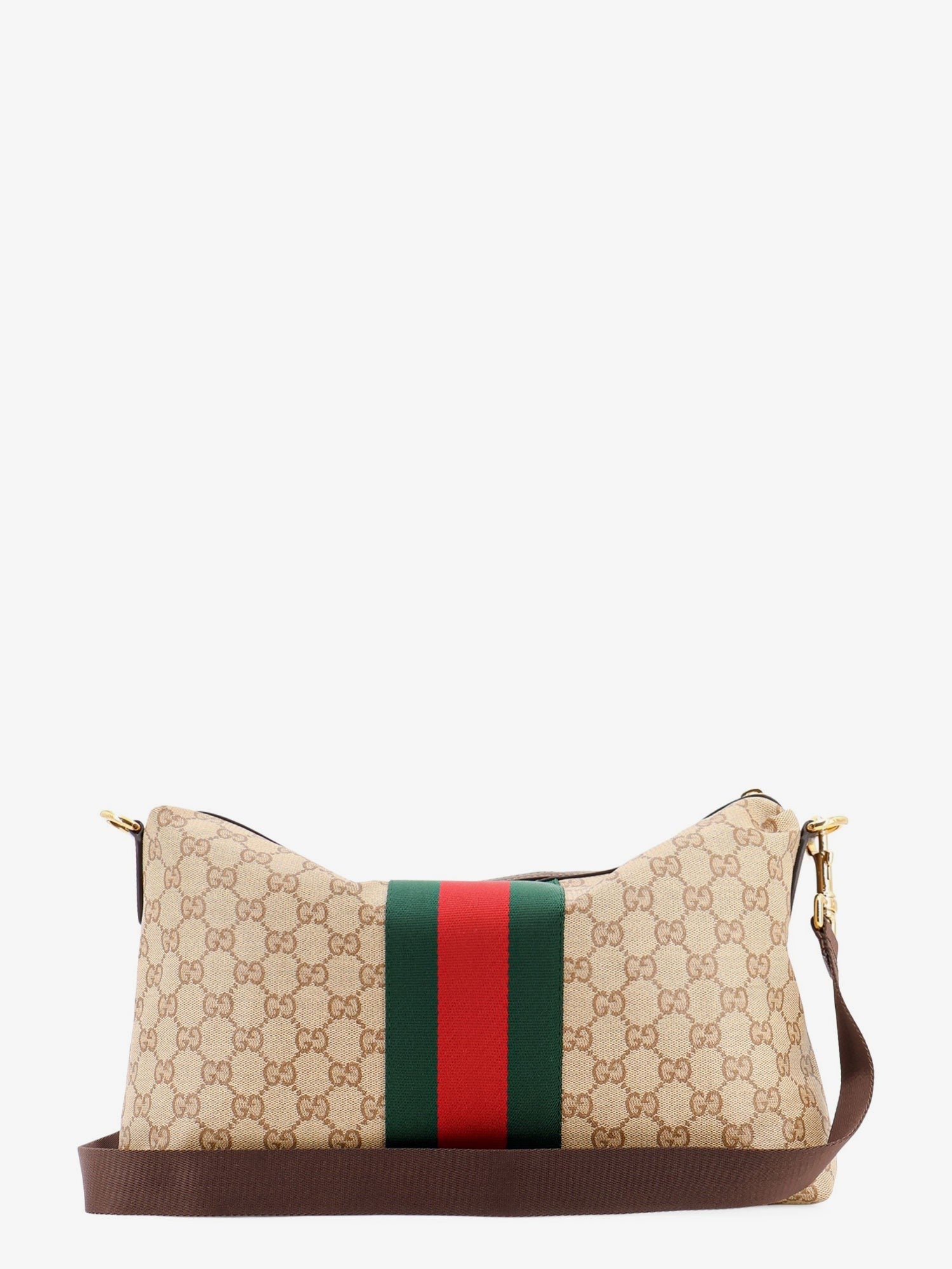 Gucci Gucci - GG canvas crossbody bag with Nastro Web on the front