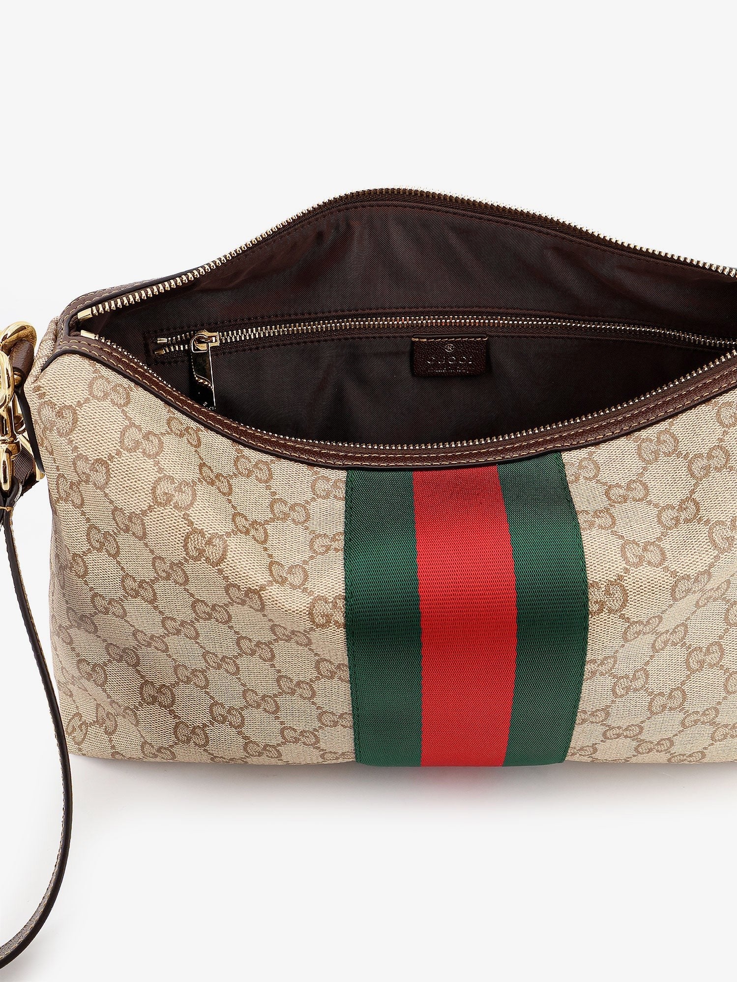 Gucci Gucci - GG canvas crossbody bag with Nastro Web on the front