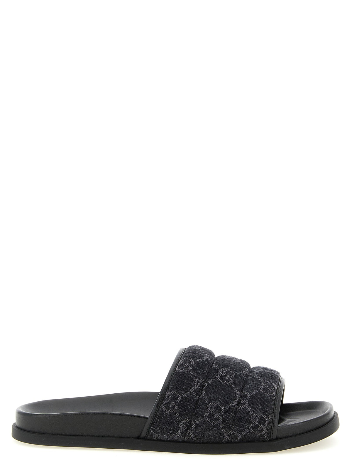 Gucci - GG denim slides