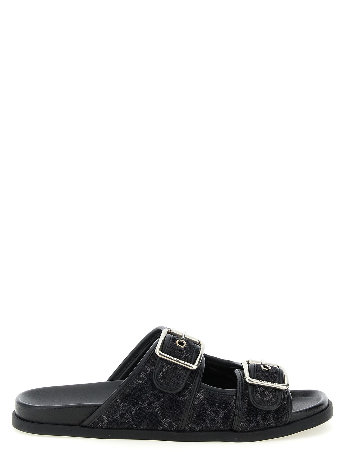 Gucci - GG denim slides