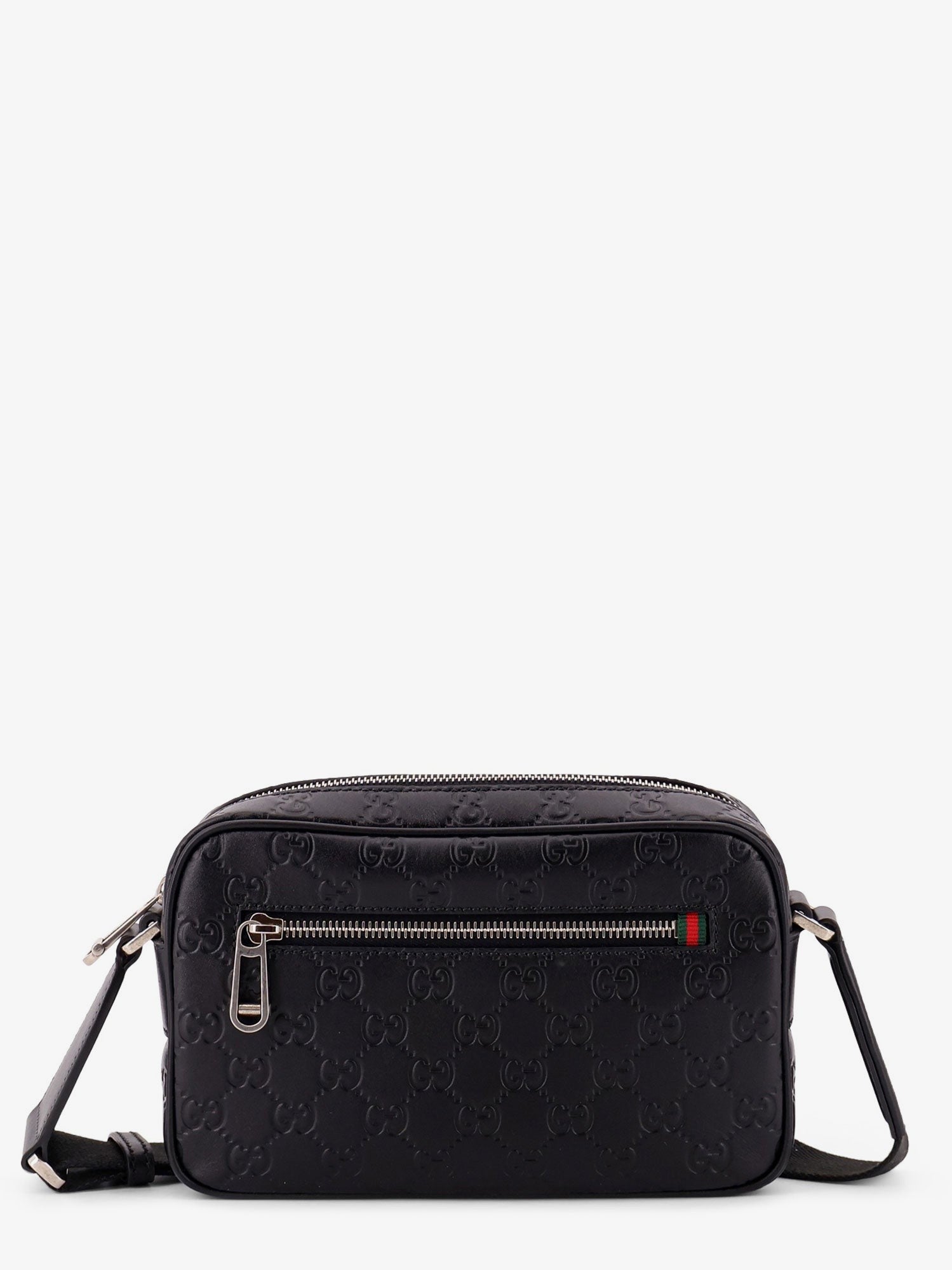 GG Emblem leather crossbody bag
