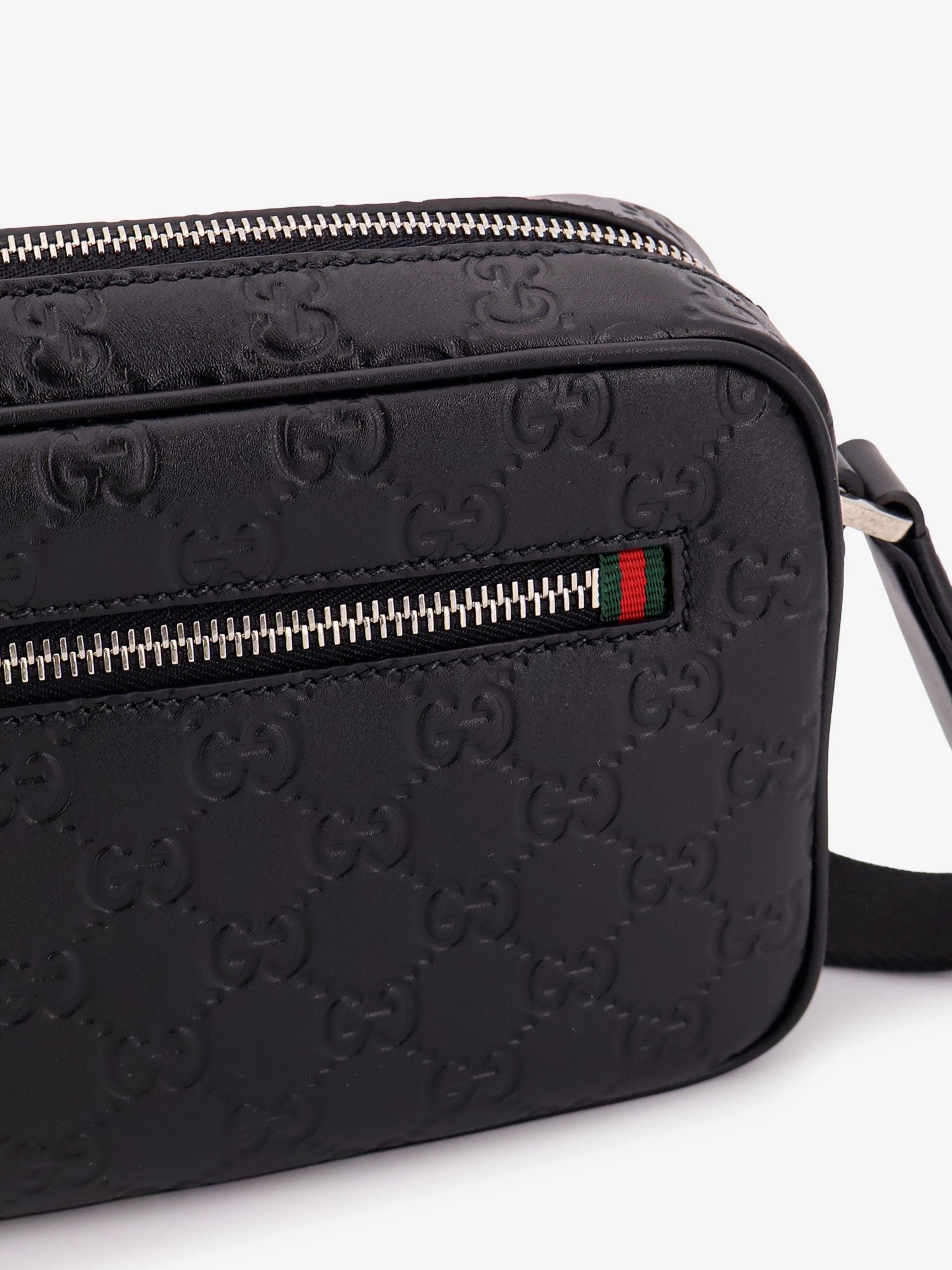 GG Emblem leather crossbody bag