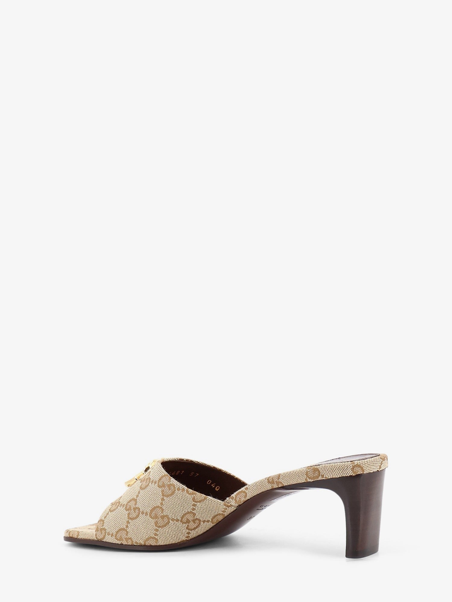 Gucci Gucci - GG fabric sandals with logo on the front