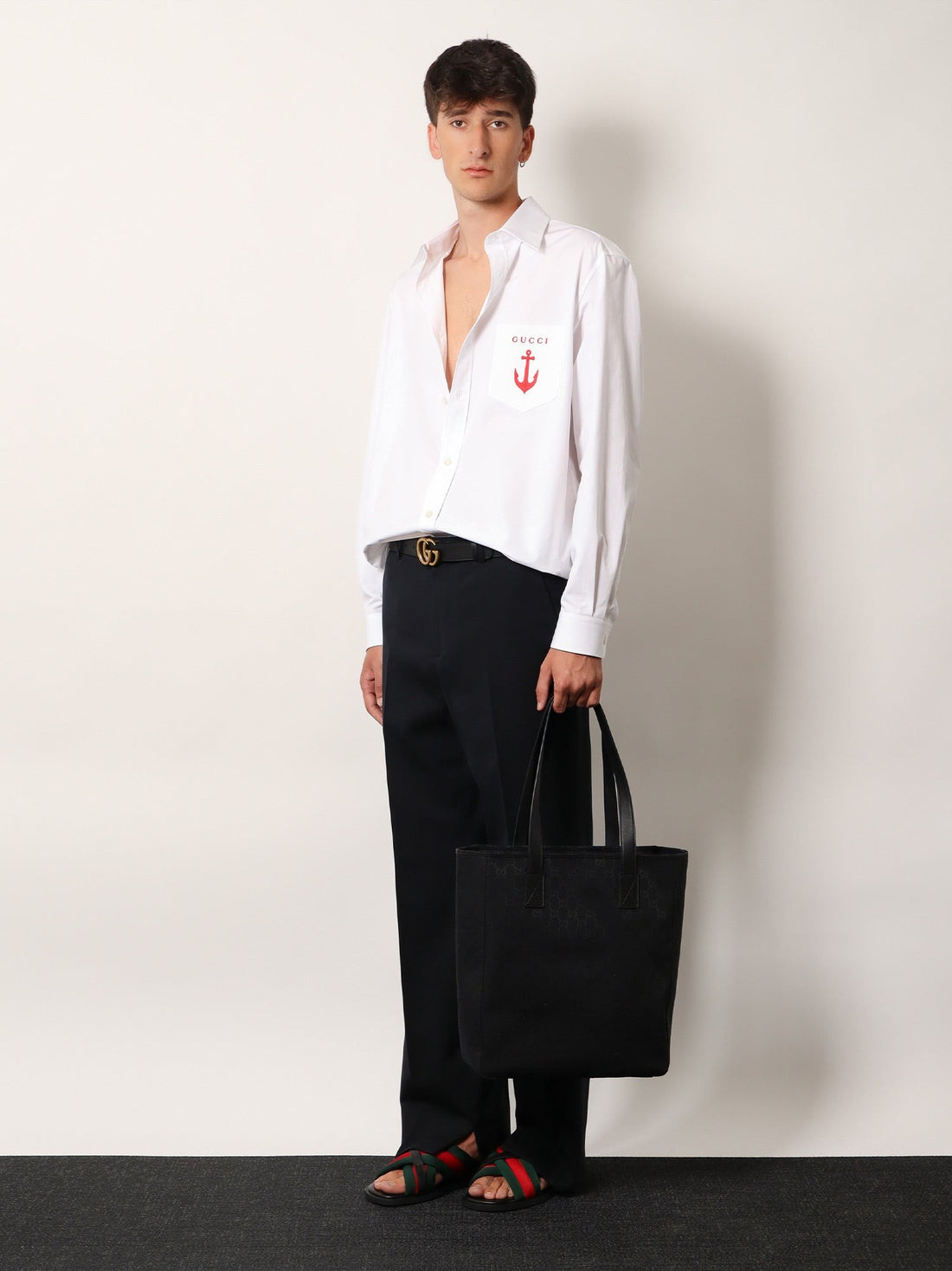 GG Fabric shopping bag