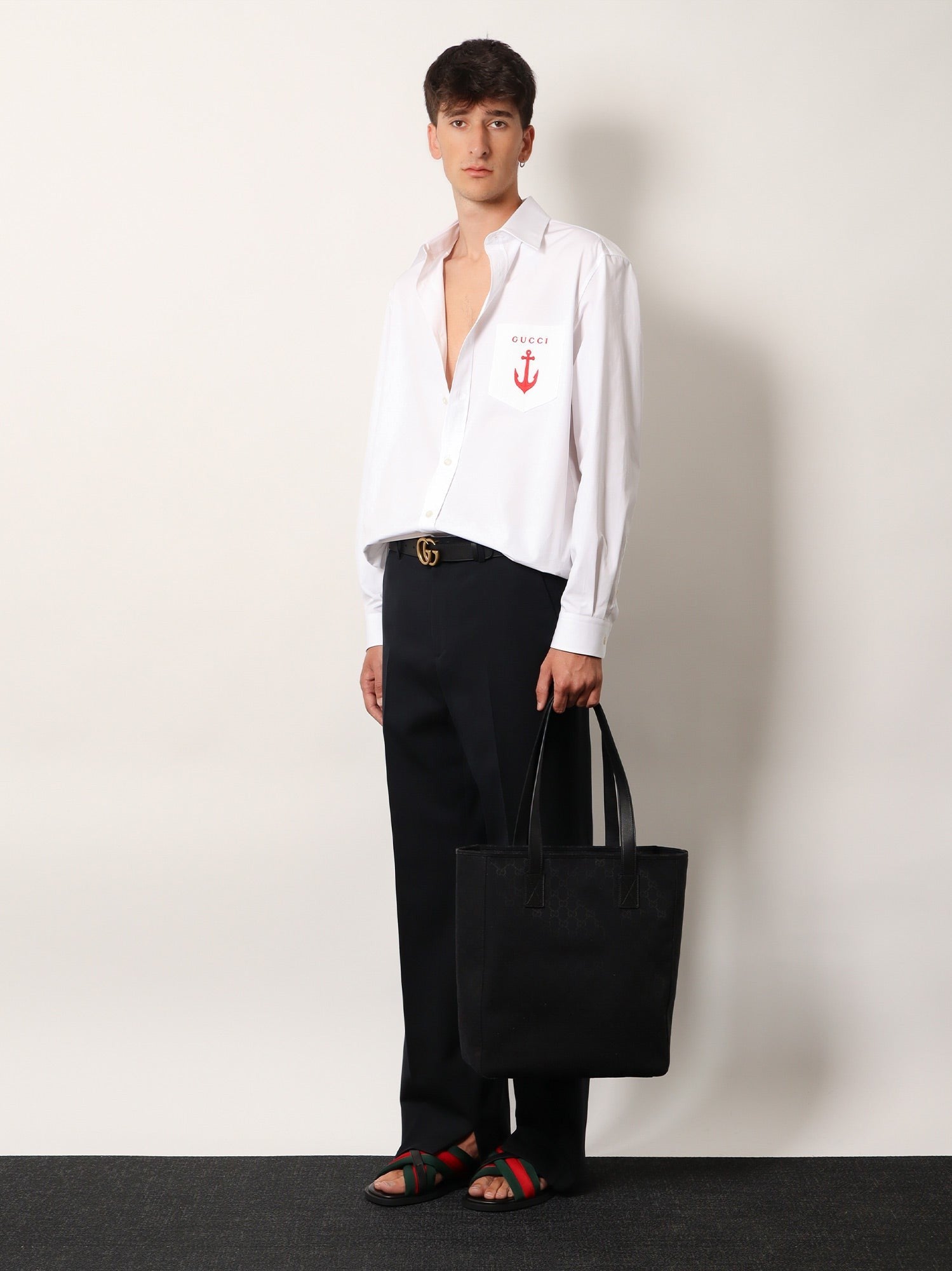 GG Fabric shopping bag