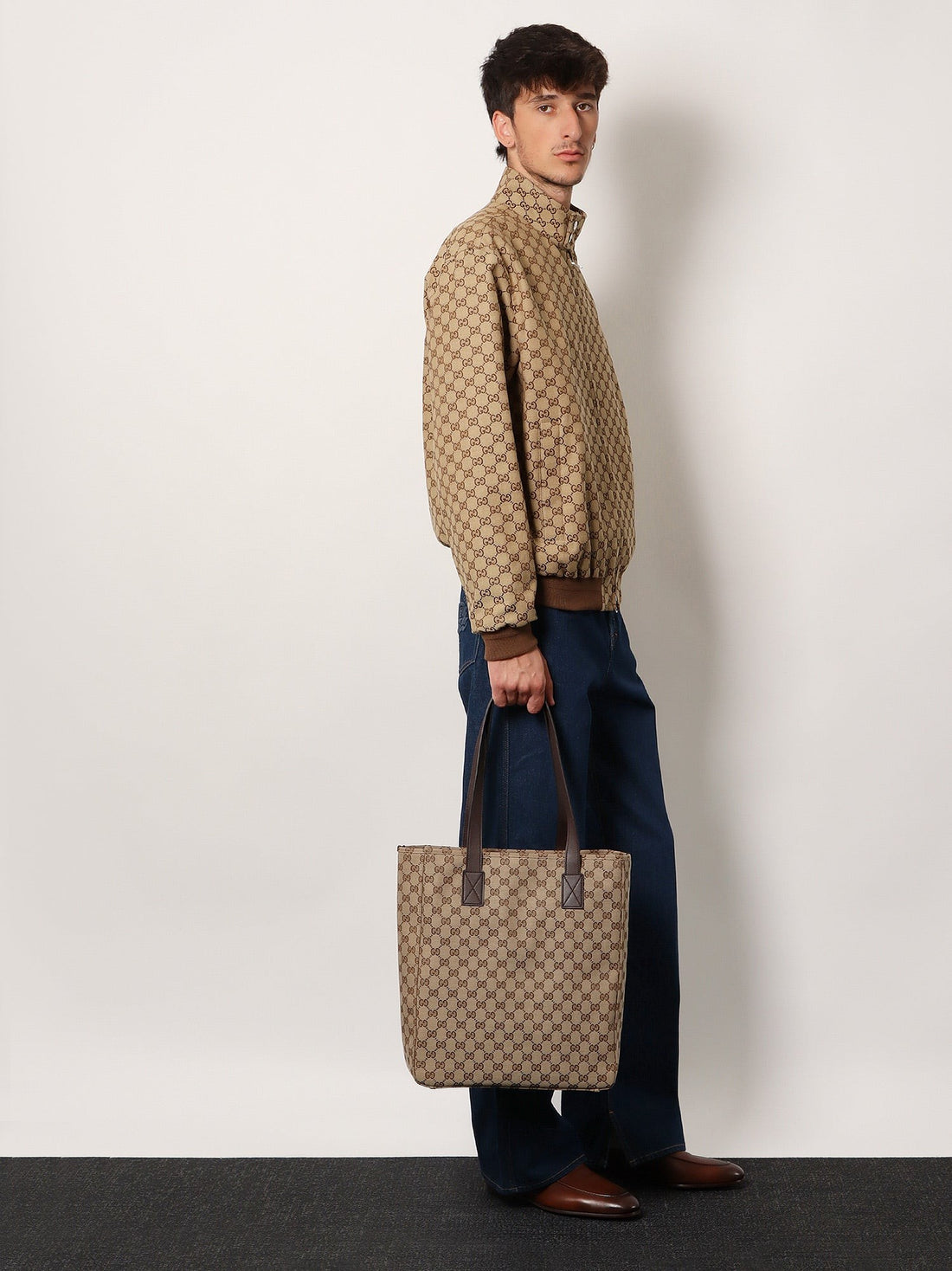 GG Fabric shopping bag