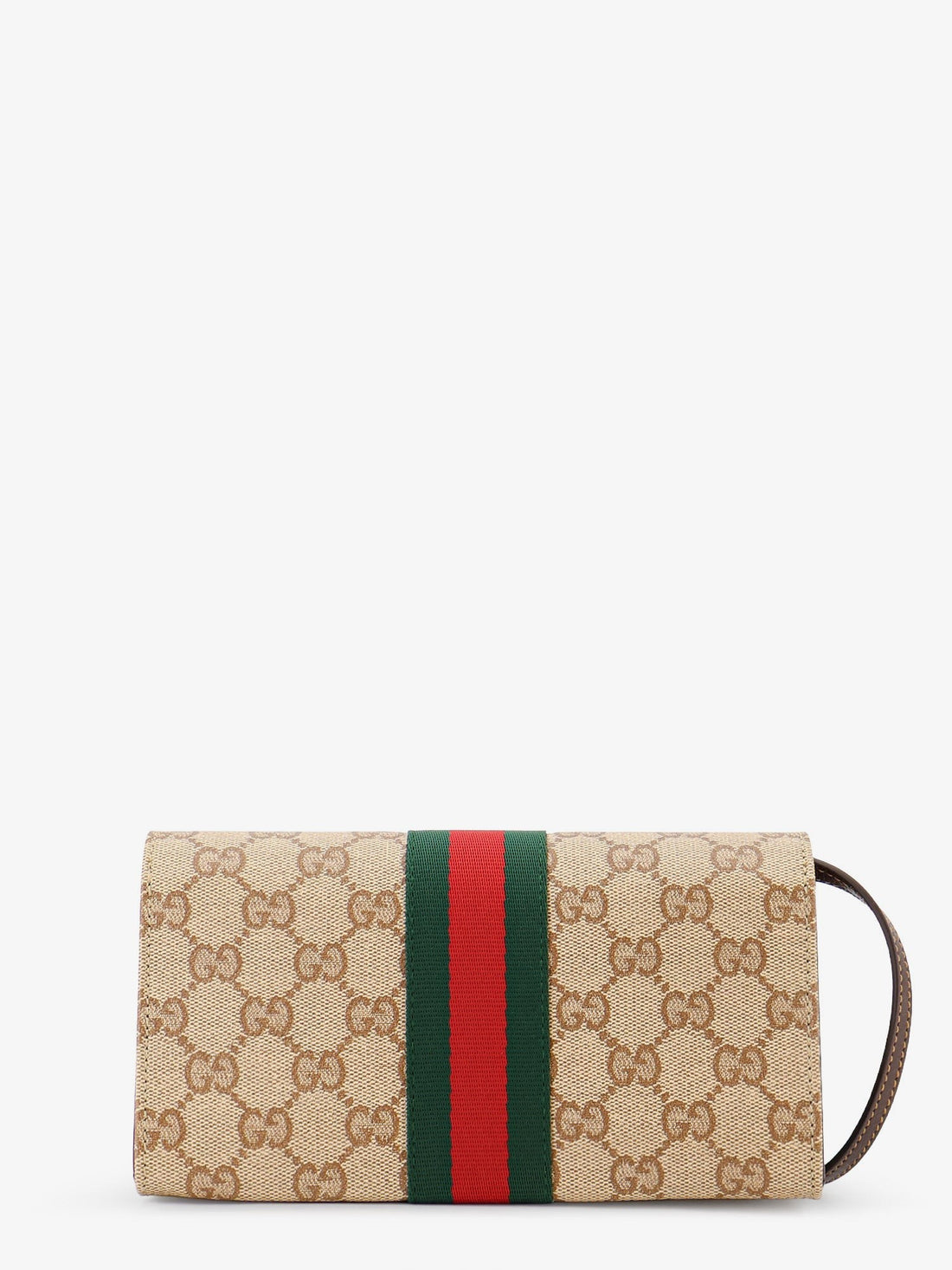 Gucci Gucci - GG fabric shoulder bag with Nastro Web detail