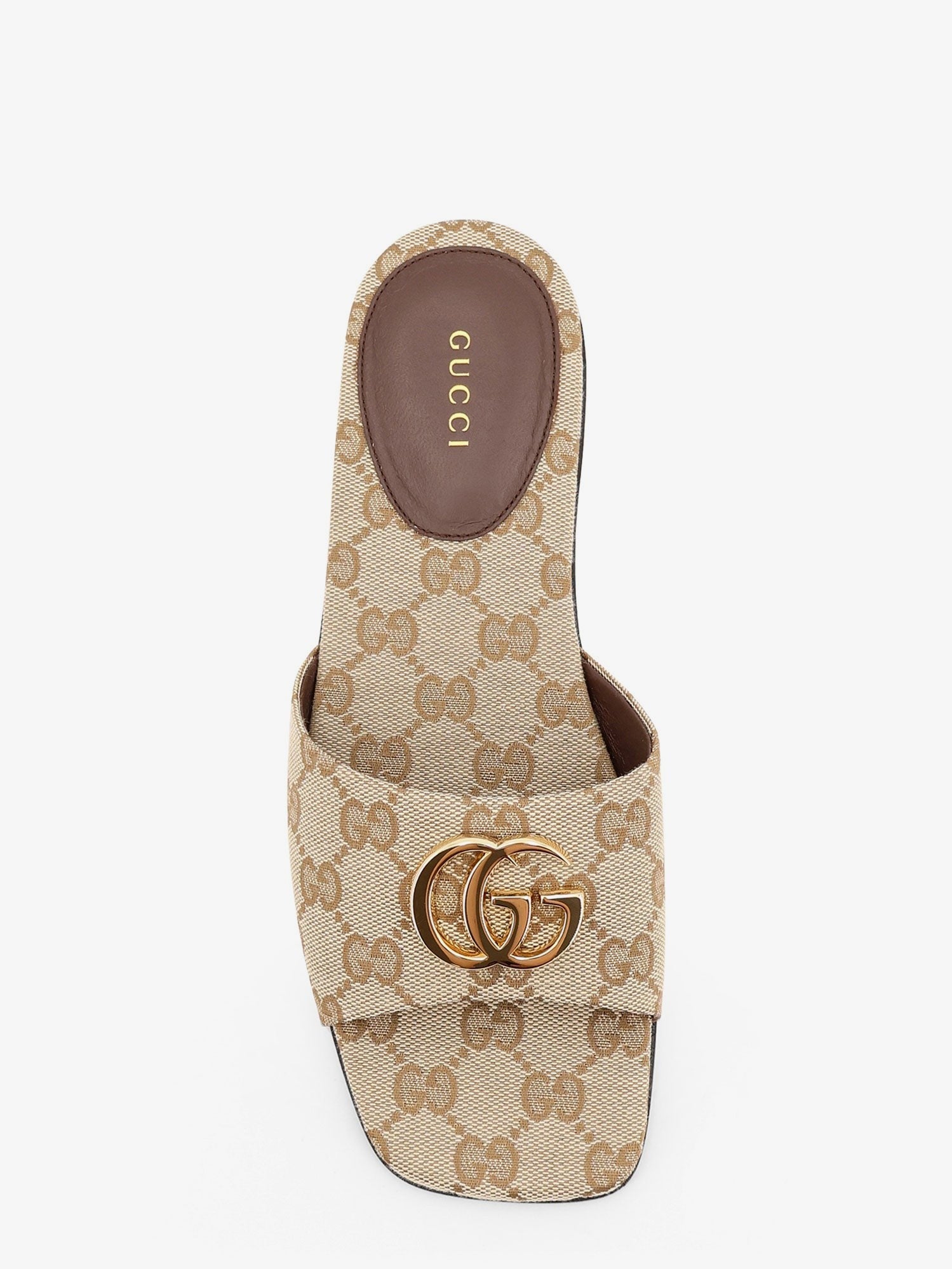 Gucci Gucci - GG fabric slide sandals