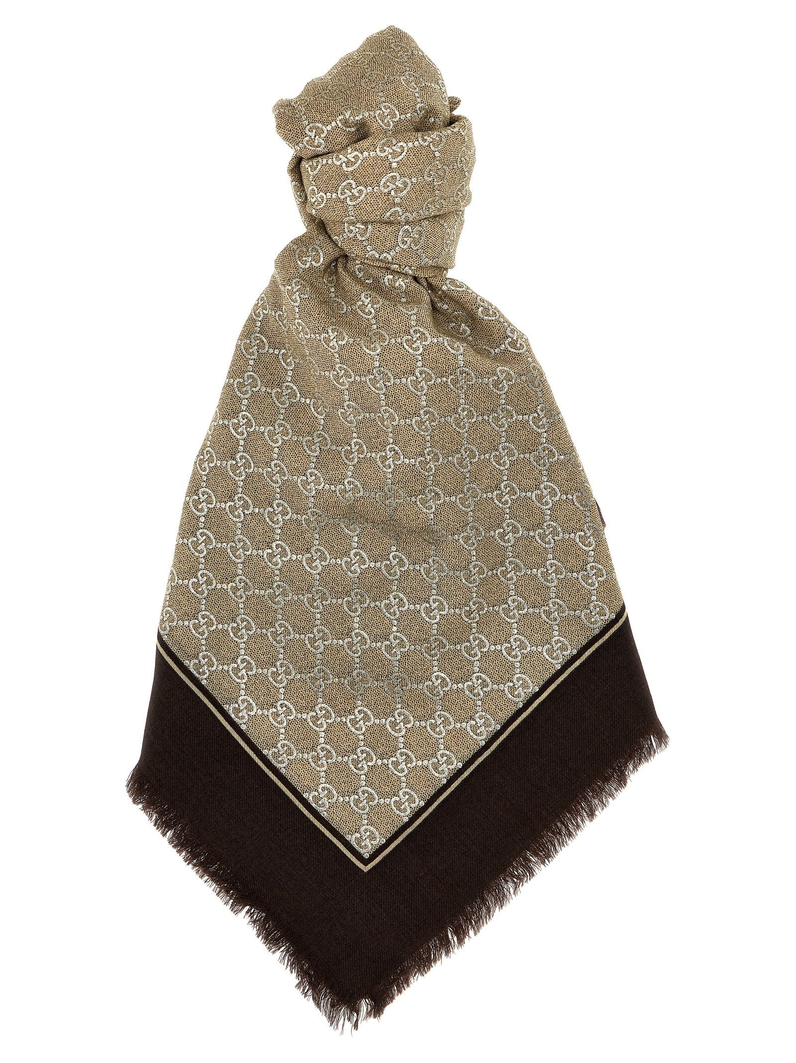 Gucci - GG lamé scarf